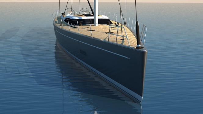 Sailing yacht SW 82 RS - front view