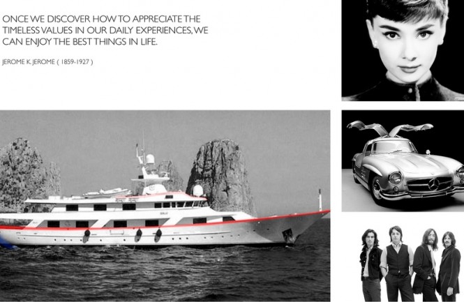 The Benetti ships of the '70s - inspiration for Marco Casali