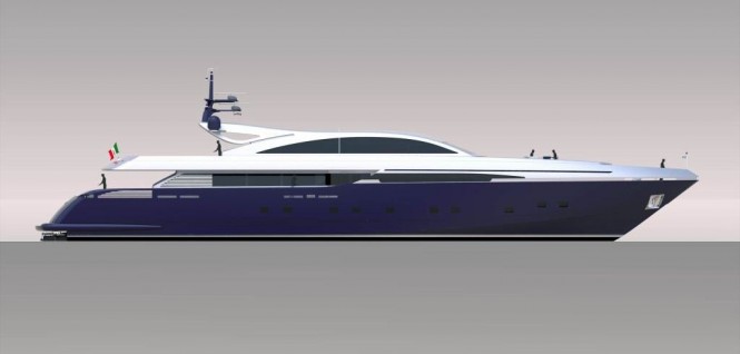 The first Codecasa 50s Open motor yacht Hull C 120