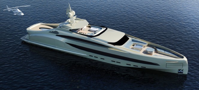The latest 65-metre megayacht SEA BULL concept by NEDSHIP