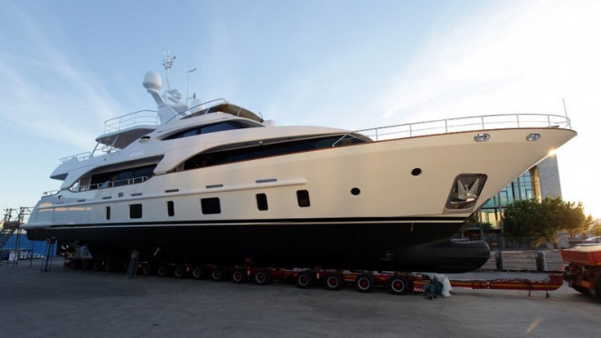 Tradition 105' superyacht Serenity by Benetti at launch