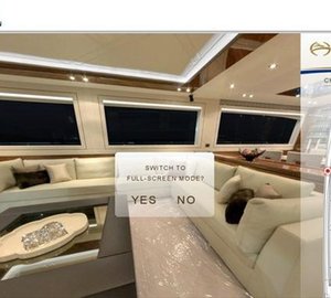 The new virtual tours for Horizon 105 superyacht and the E88 yacht Arabella II