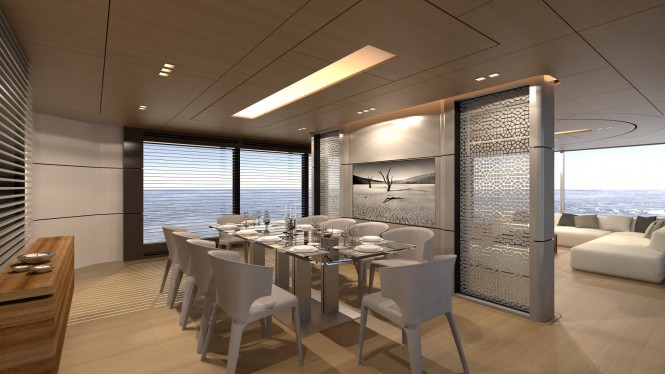 39m SCARO Design Explorer yacht - Dining