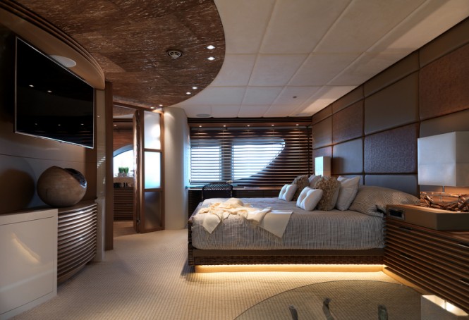 42m superyacht Sofia - Owners Cabin