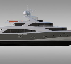 New 47m motor yacht 4700 FLY by Couach Yachts with launch in 2014