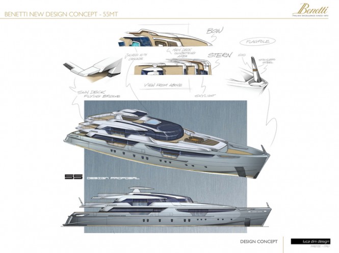 55m Luca Dini Yacht Project - Design Concept 55m Luca Dini Yacht Project - Design Concept