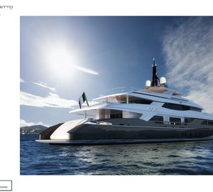 Francesco Paszkowski designed 58m Baglietto displacement yacht project presented at the 2012 FLIBS