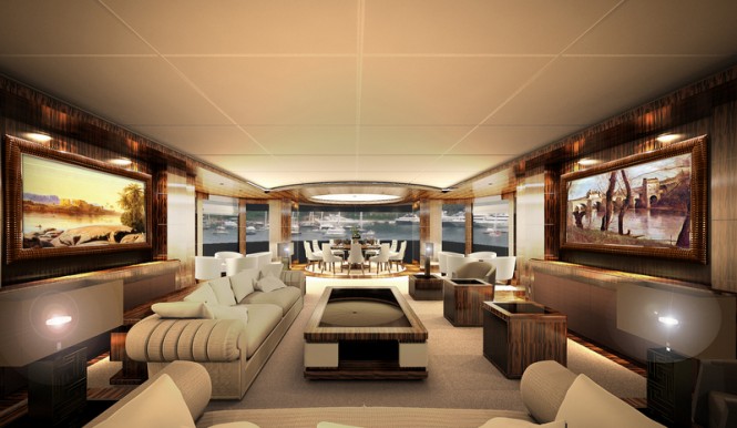 67m luxury yacht Cbi 675 project - Interior