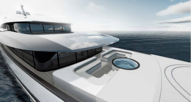 70m Quatrostile Luxury Yacht Concept