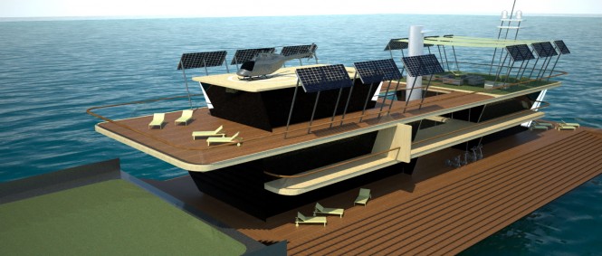 80m megayacht Nemus Dianae concept