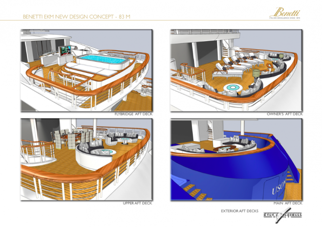 83m Evan K Marshall Superyacht Concept for the Benetti Design Innovation Project