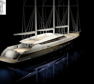 Orucoglu Shipyard working on the 40m sailing yacht MISS TOR 130 SCHOONER 