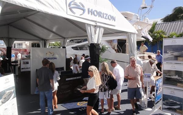A very busy Fort Lauderdale Boat Show 2012 for Horizon Yachts USA