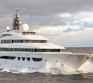 Lurssen launches motor yacht Project GLOBAL