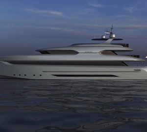 Motor yacht Bilgin 147 under construction at Bilgin Yachts
