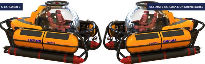 C-Explorer 3 submersible by U-Boat Worx