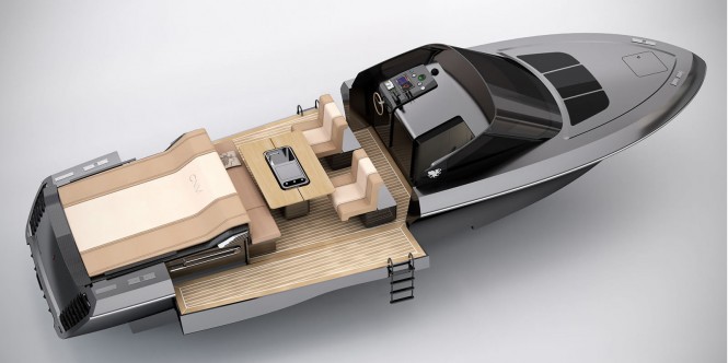 CNM 33 Continental yacht tender - view from above