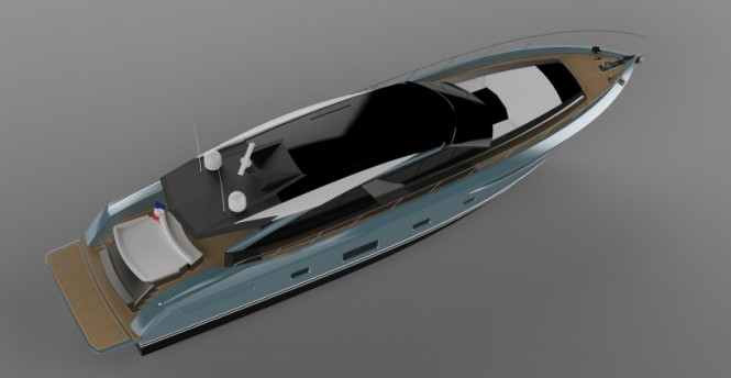 Couach 2300 Open yacht - view from above