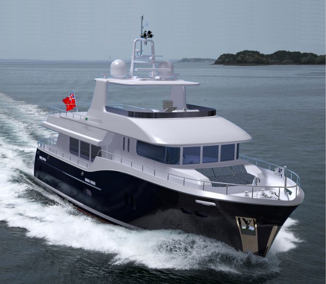 DAUNTLESS D85 superyacht - running