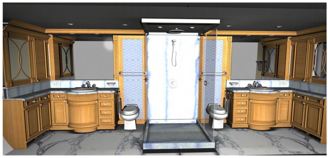Dauntless yacht D85 - Master Bathroom