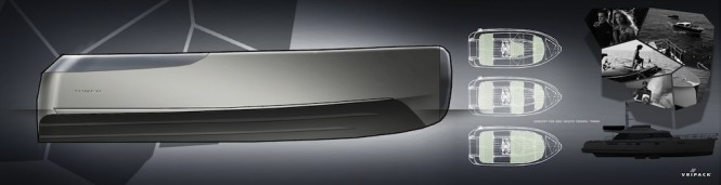 Design of the luxury tender to motor yacht NED 70 - Image courtesy of Vripack