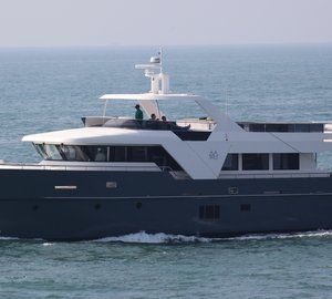 Successful sea trial for Monte Fino ecHo 85 yacht on display at the next boot Dusseldorf