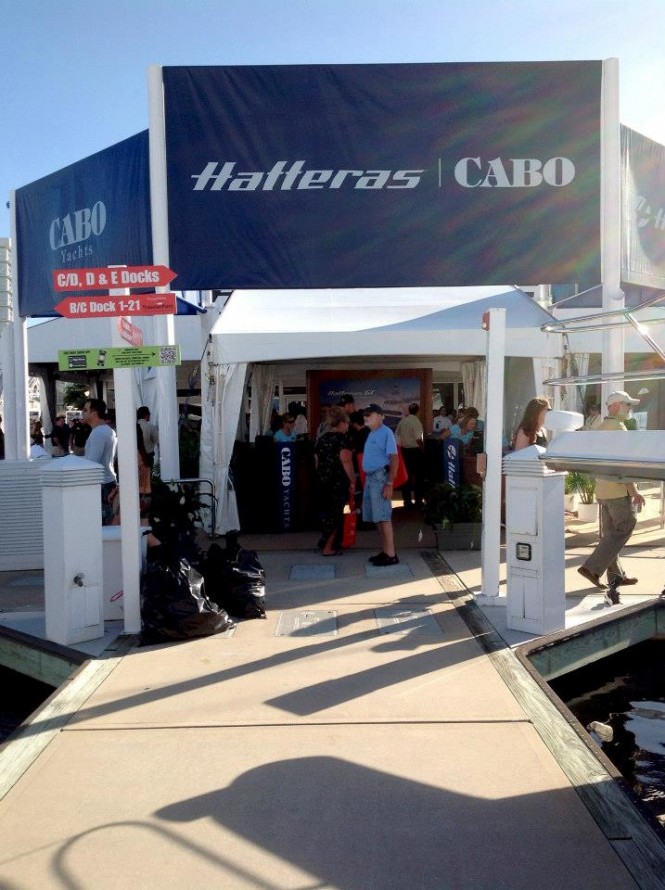 Hatteras CABO Yachts at the 2012 FLIBS