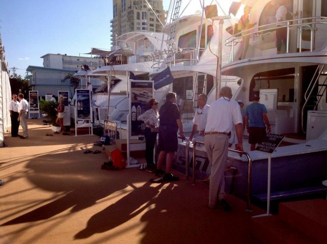 Hatteras Yachts at the 2012 Ft. Lauderdale Boat Show