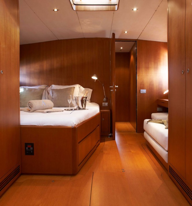 Luxurious cabins aboard Sejaa yacht