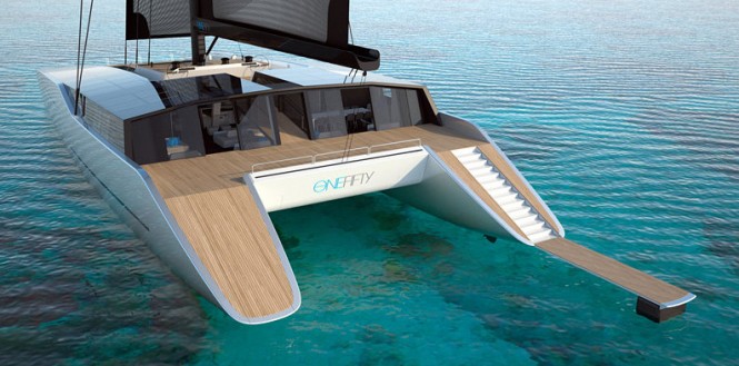 Luxury catamaran yacht One Fifty by Sunreef 