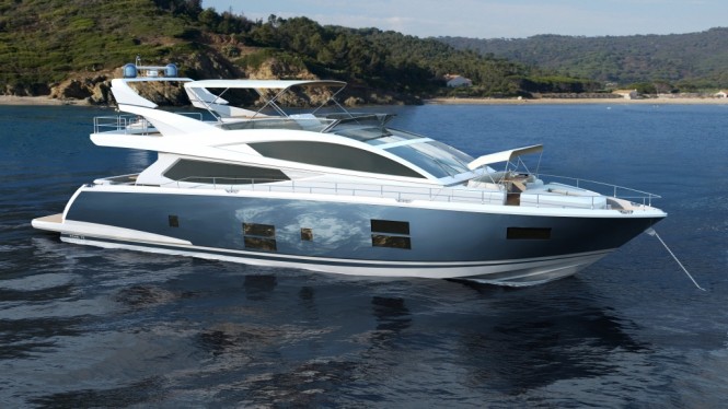 Luxury motor yacht Pearl 75 designed by Dixon Yacht Design
