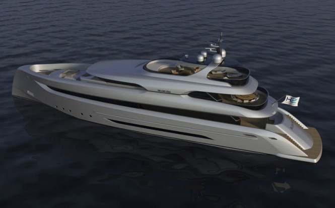 Luxury yacht Bilgin 147 - view from above