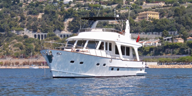 Luxury yacht Explorer 62 - the current flagship of Explorer Motor Yachts until arrival of Explorer 70 yacht