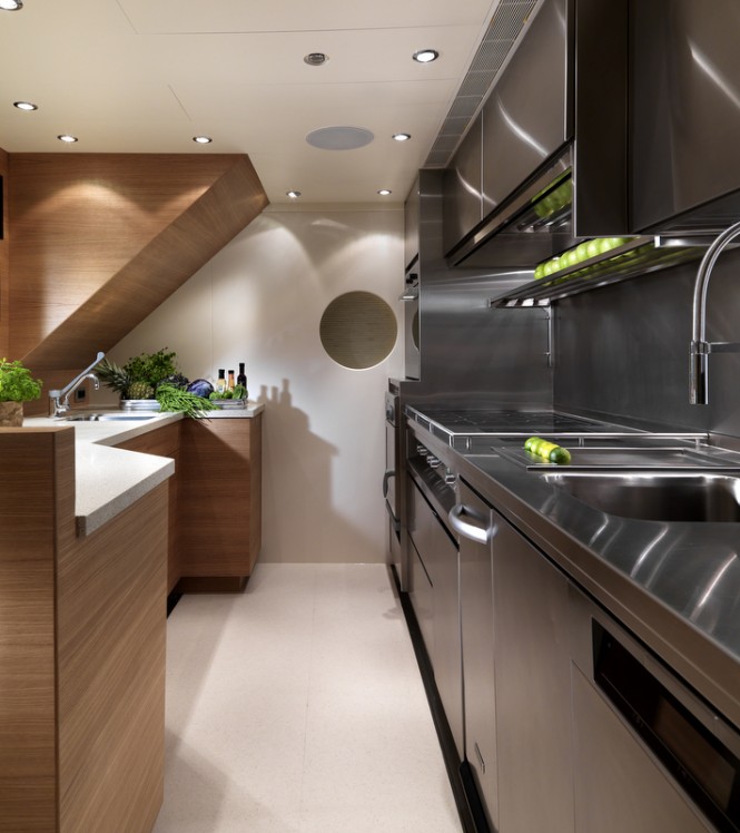 Moonen motor yacht Sofia - Galley