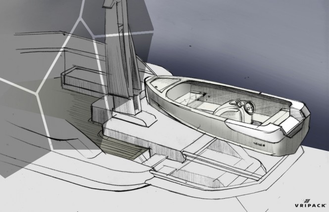 Luxury yacht tender to NED 70 yacht designed by Vripack