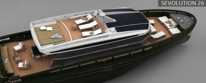 Motor yacht Sevolution 26 concept by Baia Yachts