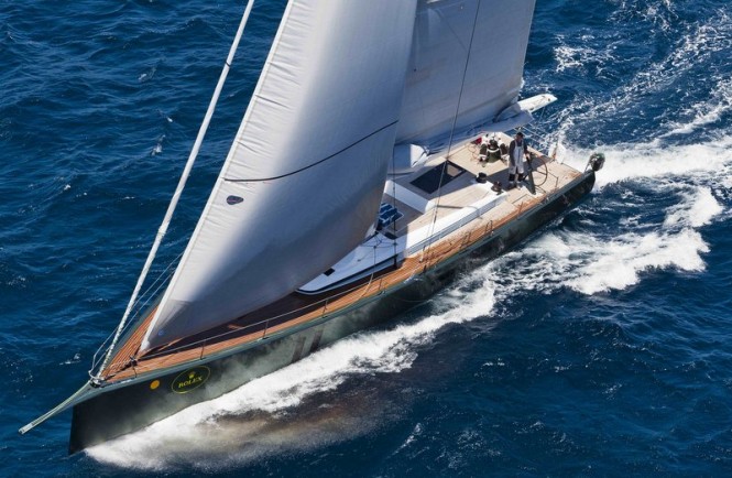 Maxi Dolphin Nacira 67' yacht Shamlor competing in the 2012 Giraglia Rolex Cup - Photo credit: Studio_Borlenghi/G. Trombetta