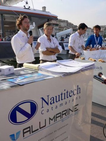 New group presented by Alu Marine and Nautitech at the 2012 Cannes Boat Show