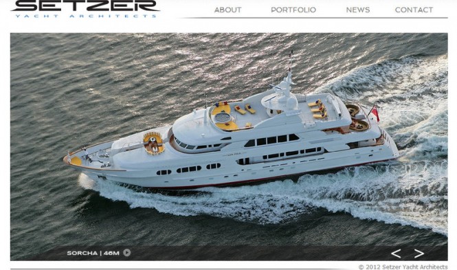 New website launched by Setzer Yacht Architects this month New website launched by Setzer Yacht Architects this month