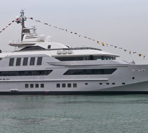 Newly launched CRN 125 motor yacht J'ADE - 7th 60m superyacht built by CRN Shipyard