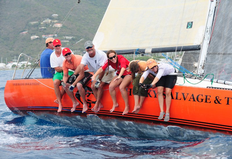 Olsen 30 yacht Winner of the Premier's Trophy for Best BVI Boat in