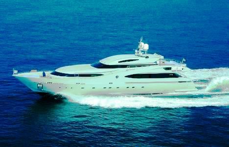 One of the IMP superyacht projects - luxury charter yacht Light Blue