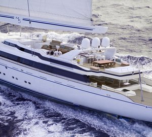 Update on the Pendennis refit of the luxury yacht M5 (ex Mirabella V)