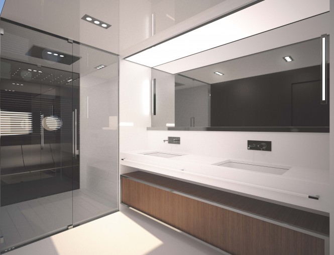 Riva 122' Mythos superyacht - master head