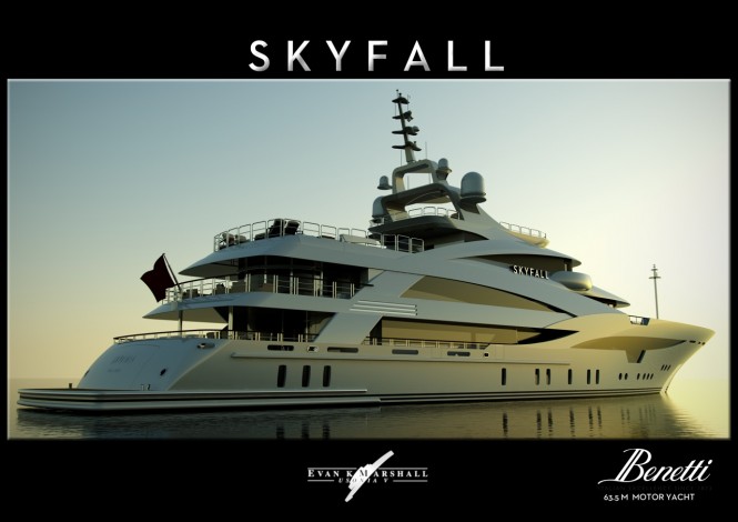 SKYFALL yacht - Designed by Evan K Marshall for Benetti Design Innovation Project