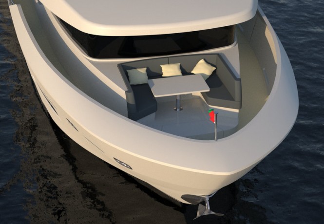 SUV 90 Yacht - front view