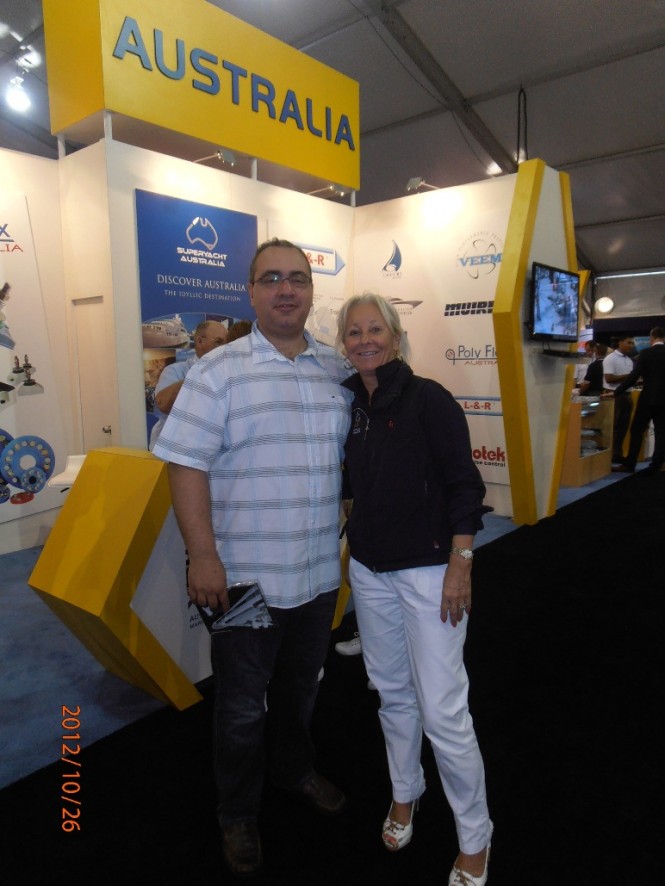 Sam Sorgiovanni and AIMEX CEO MaryAnne Edwards Sam Sorgiovanni and AIMEX CEO MaryAnne Edwards