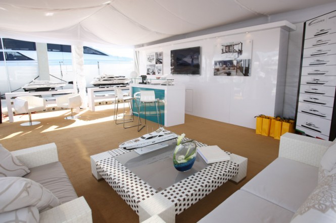 Stand of Overmarine Group Mangusta and FENDI Casa at the 2012 FLIBS