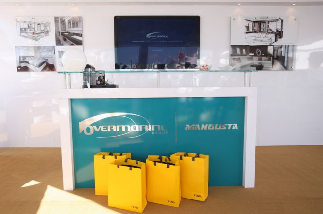 Successful collaboration between Overmarine Group Mangusta and Luxury Living – FENDI Casa at FLIBS