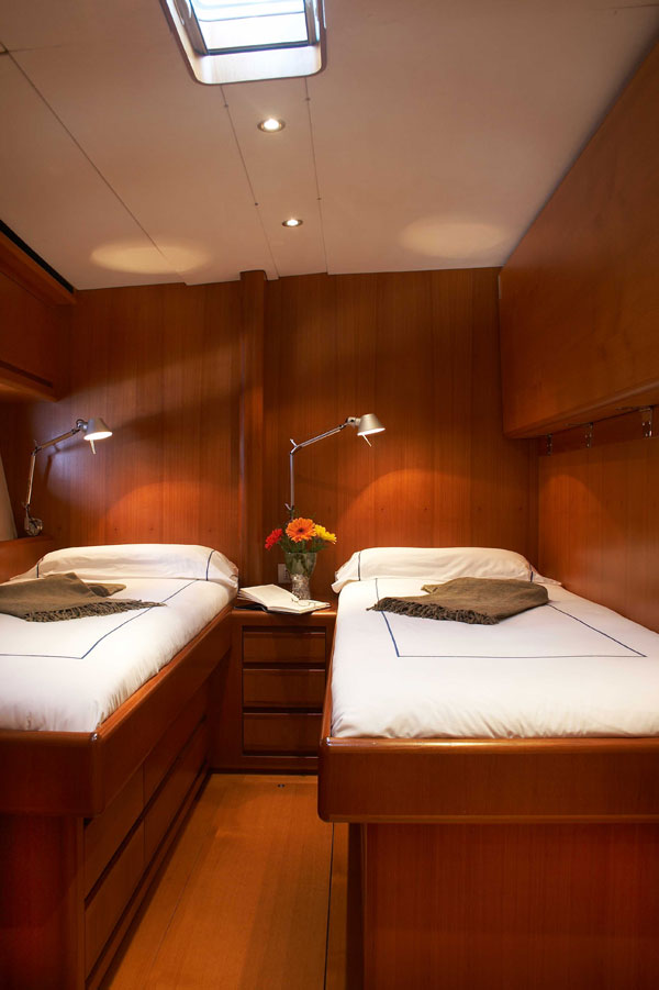 Superyacht Sejaa (ex Atalanta) - Twin Cabin Photo credit: 2012 Sejaa Maritime LLC.